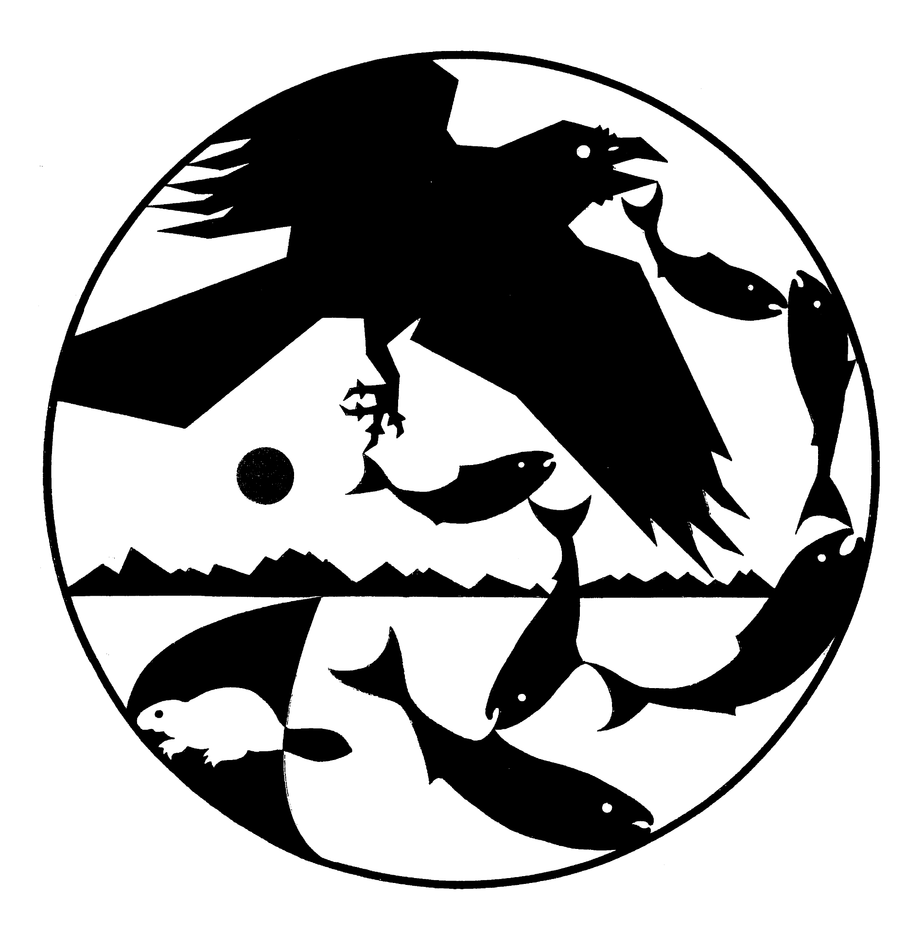 Raven Steals the Salmon from Beaver